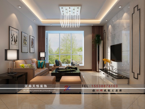 洛陽裝修案例鼎盛國際（暖，歸），天恒裝飾施工